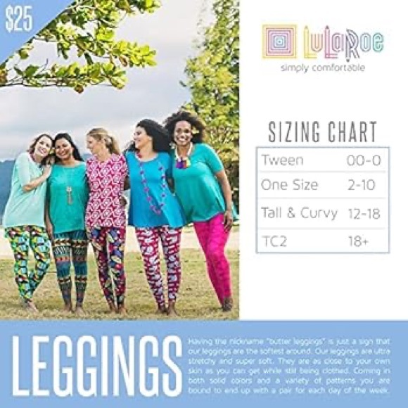 NWOT LuLaRoe Black & Gray Square Geometric Lines Print Leggings - One Size - Picture 9 of 9